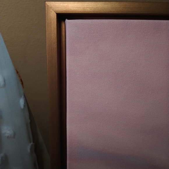 Unicorn Canvas in Floating Gold Frame - Picture 6 of 9